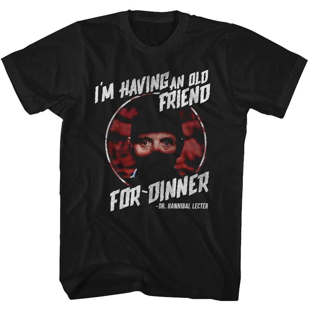 Silence of the Lambs - FRIEND FOR DINNER Adult Shirt