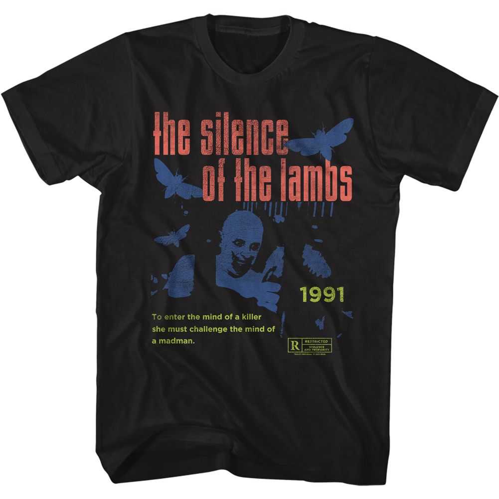 Silence of the Lambs - MIND OF A MADMAN Adult Shirt