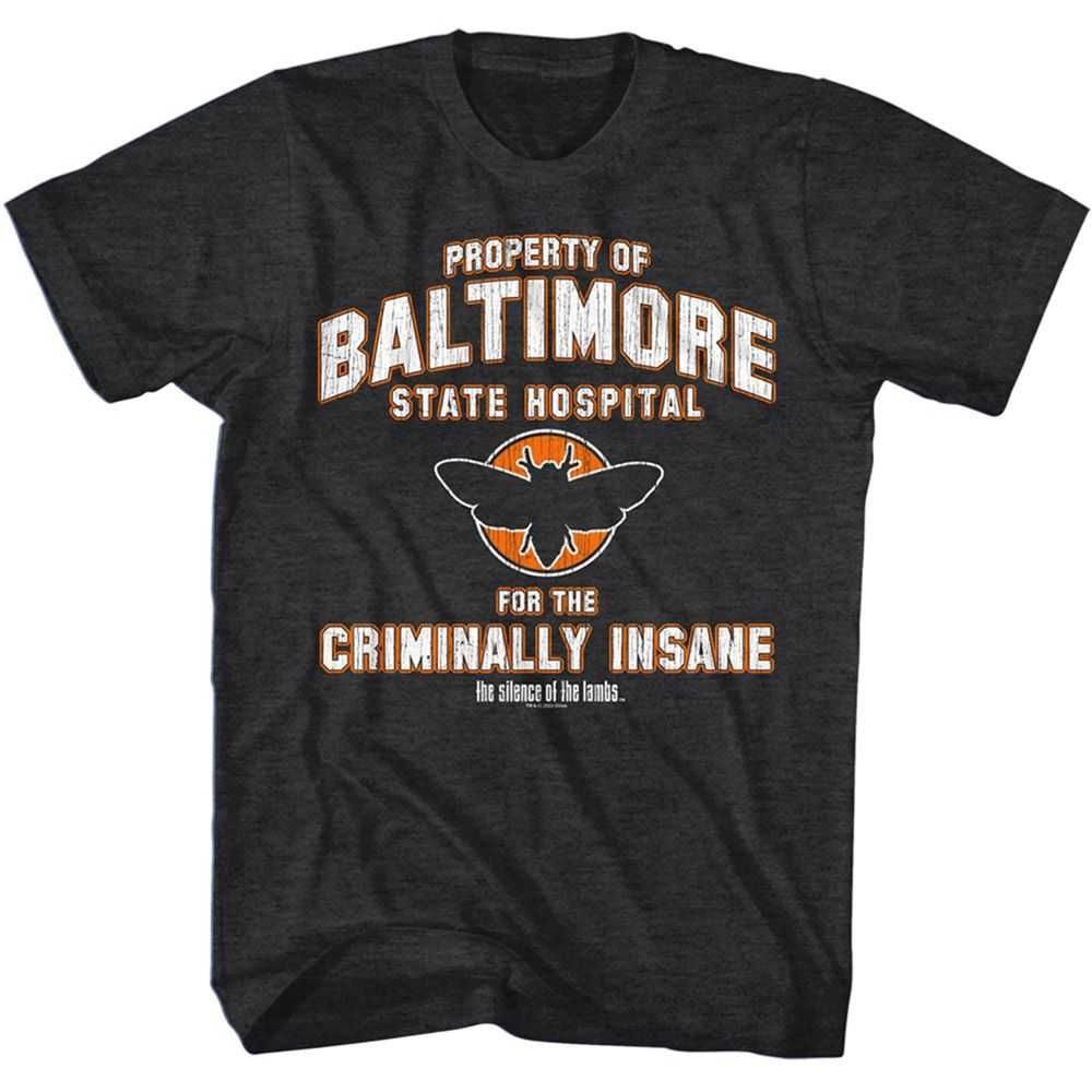 Silence of the Lambs - SILENCE BALTIMORE STATE Adult Shirt