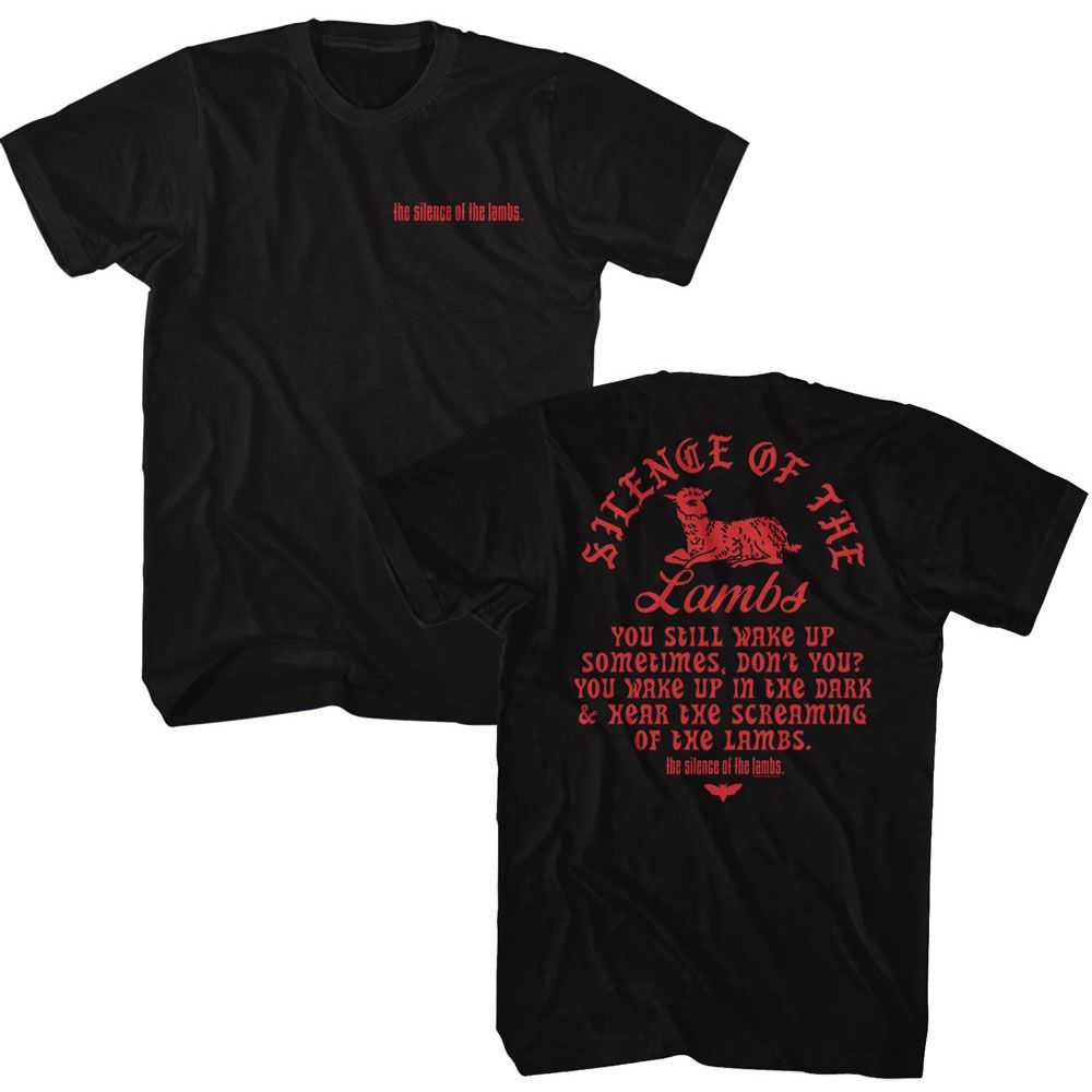 Silence of the Lambs - SILENCE LAMB FRONT AND BACK Adult Shirt