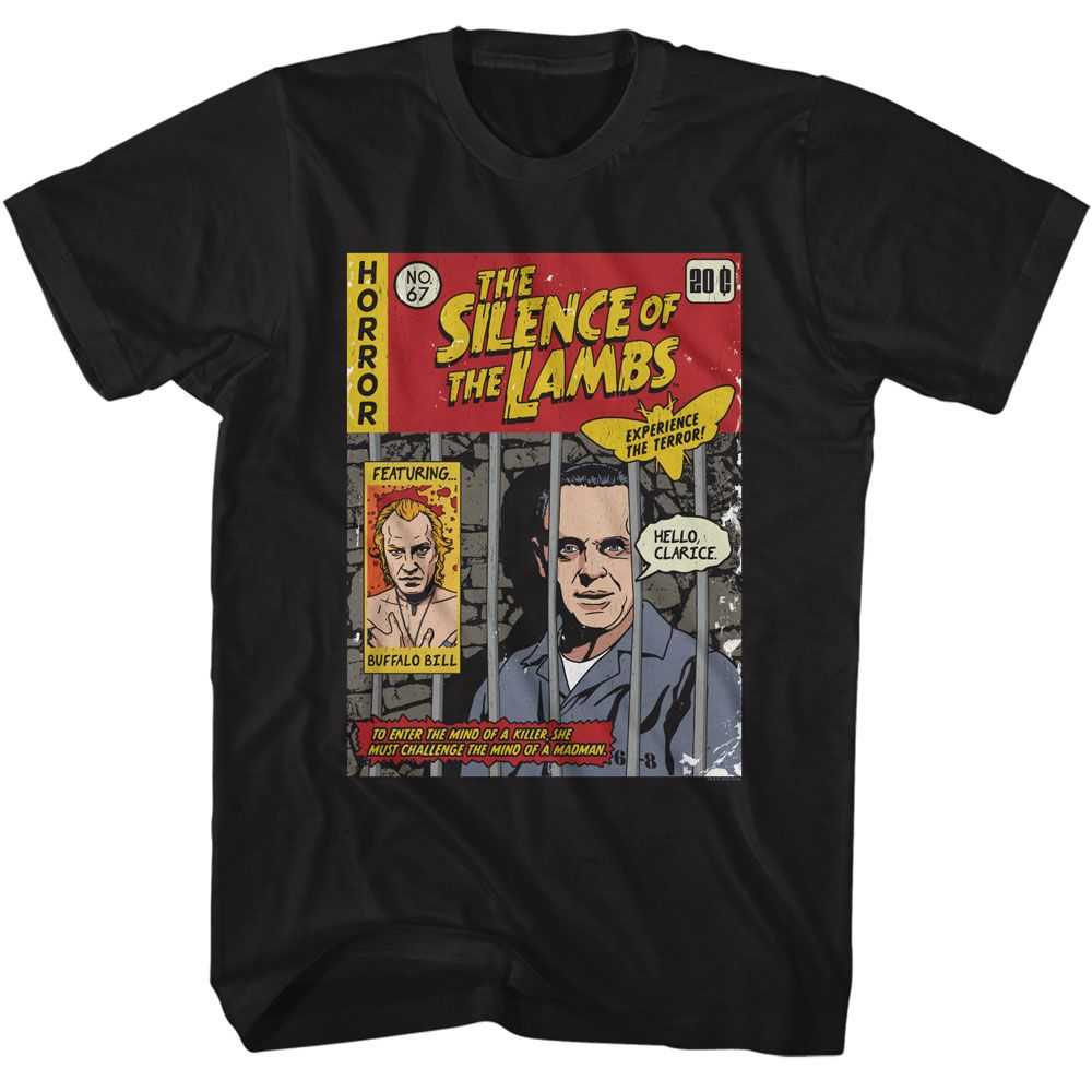 Silence of the Lambs - SILENCE COMIC COVER Adult Shirt