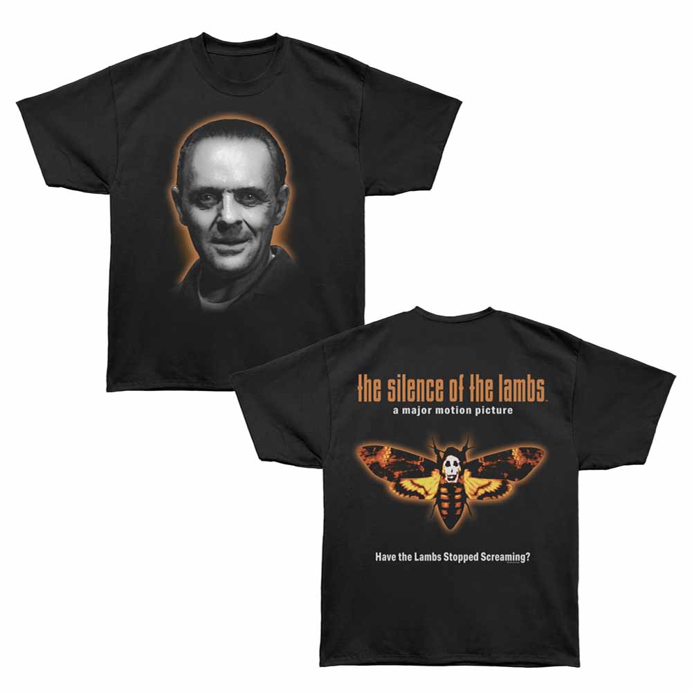 Silence of the Lambs - SOL HANNIBAL FACE COLOR MOTH F B Adult Shirt