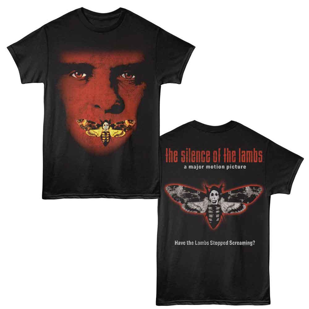 Silence of the Lambs - SOL FACE W MOTH F B Adult Shirt