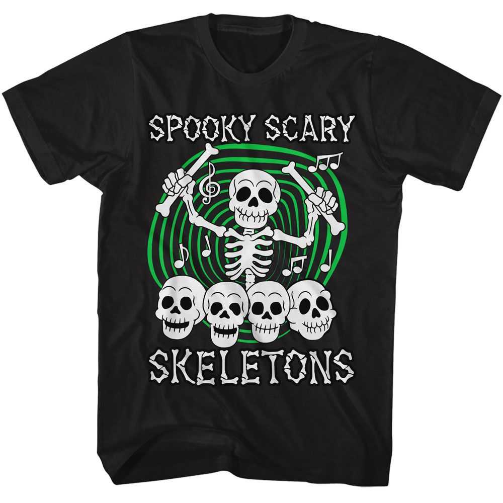 Spooky Scary Skeletons - SSS SKULL DRUMMER Adult Shirt