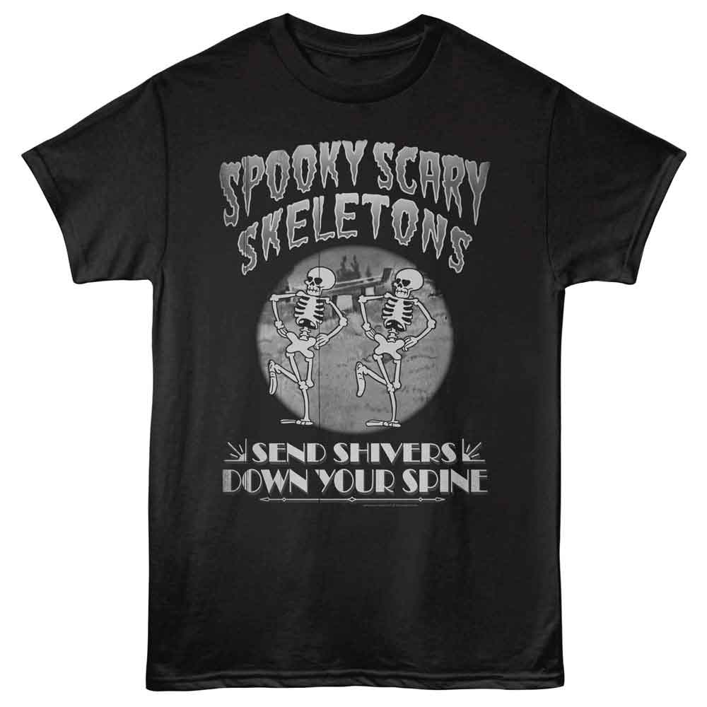 Spooky Scary Skeletons - SSS OLD FILM DUET Adult Shirt