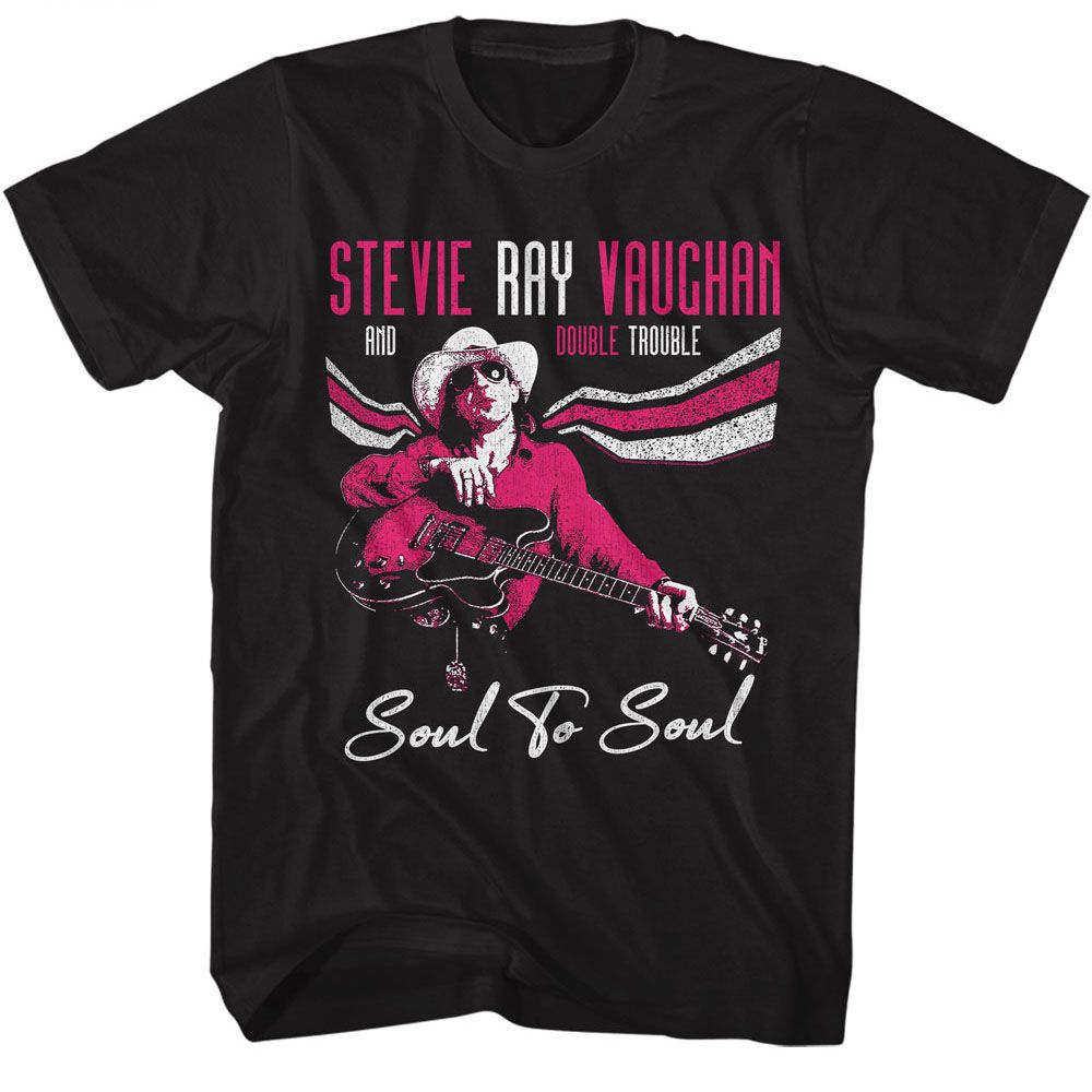 Stevie Ray Vaughan - STEVIE RAY VAUGHAN SOUL TO SOUL Adult Shirt