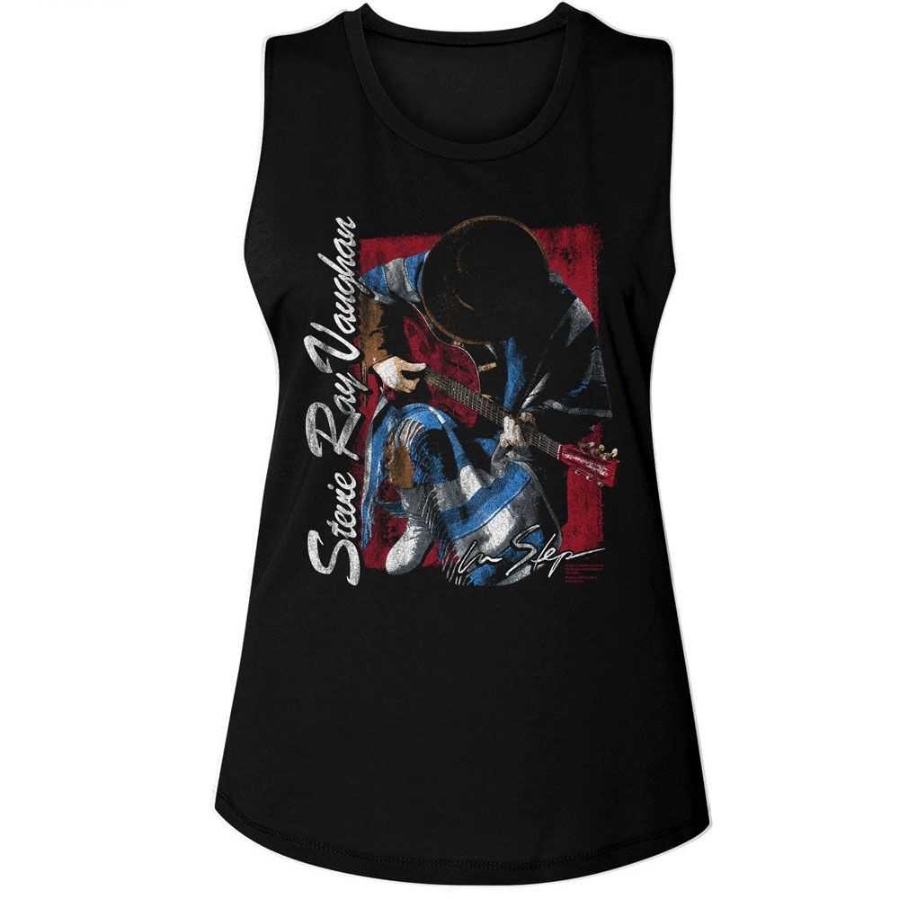 Stevie Ray Vaughan - STEVIE RAY VAUGHAN KNEELING Adult Shirt