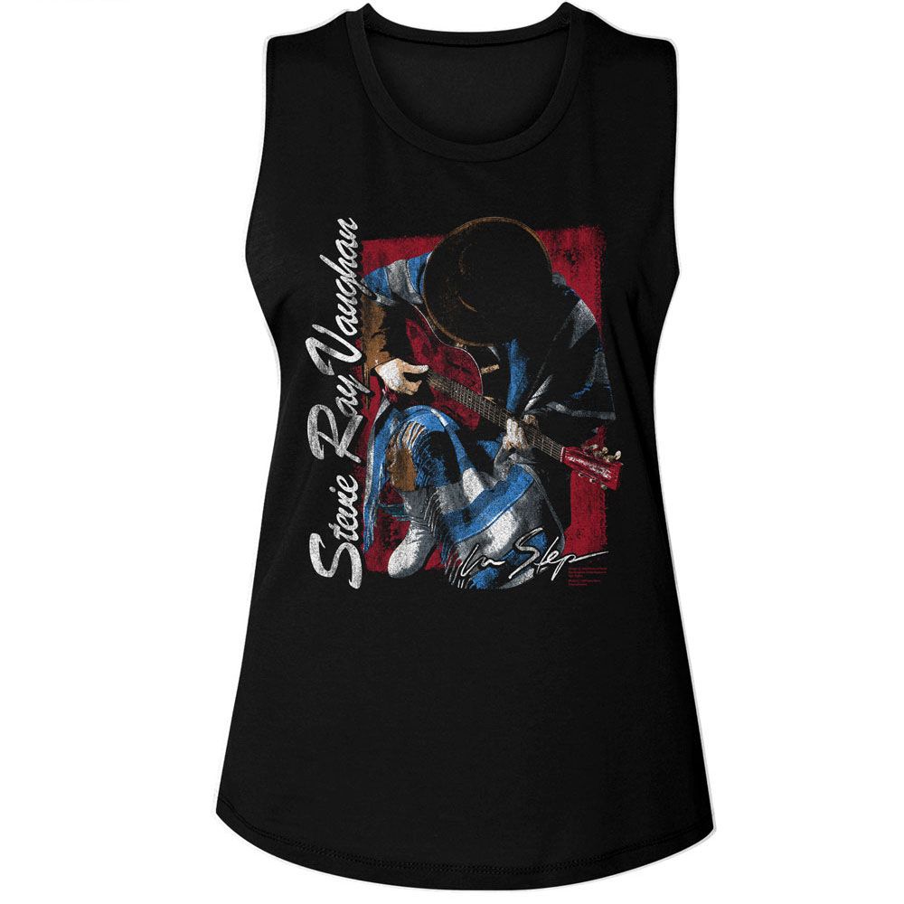 Stevie Ray Vaughan - STEVIE RAY VAUGHAN KNEELING Adult Shirt