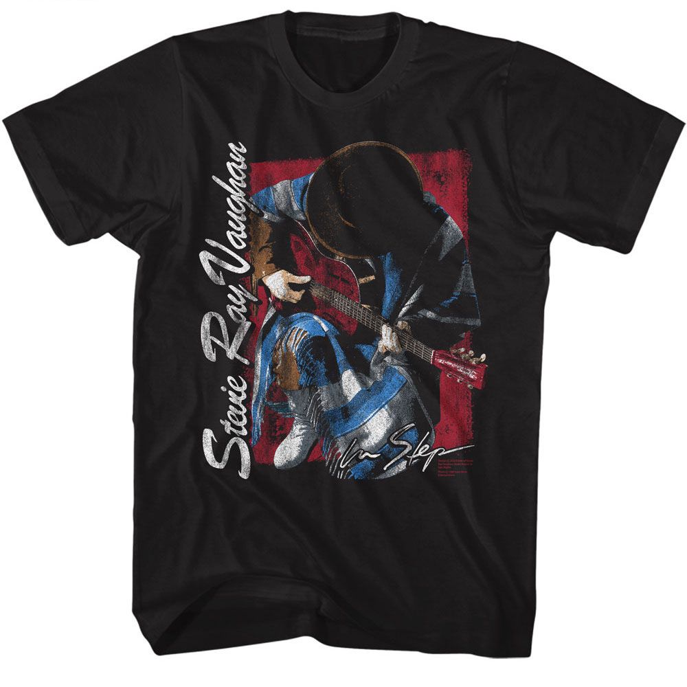 Stevie Ray Vaughan - STEVIE RAY VAUGHAN KNEELING Adult Shirt