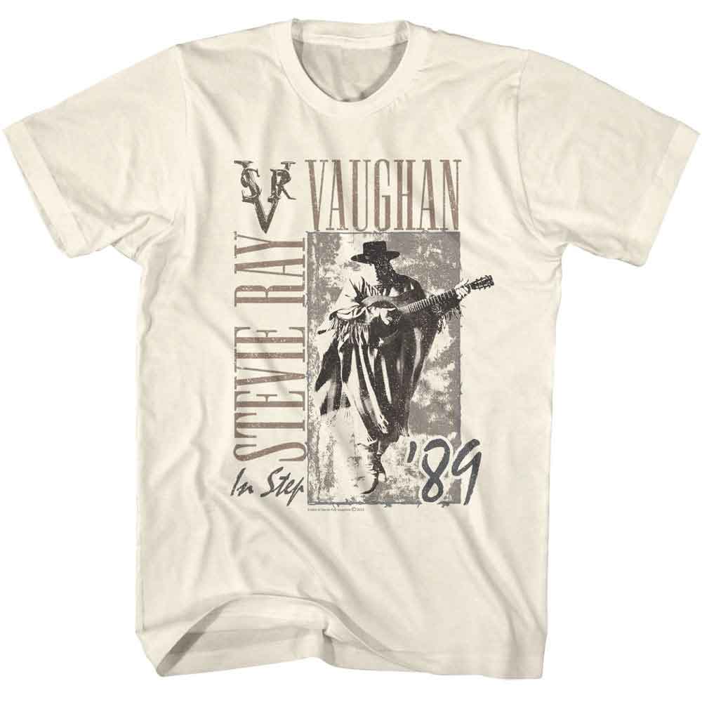 Stevie Ray Vaughan - SRV IN STEP 89 Adult Shirt
