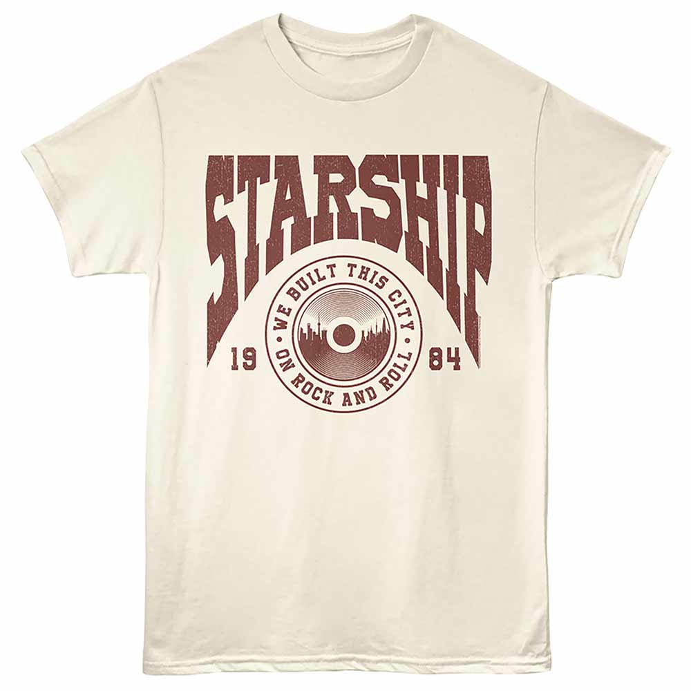 Starship - STARSHIP WE BUILT THIS CITY Adult Shirt