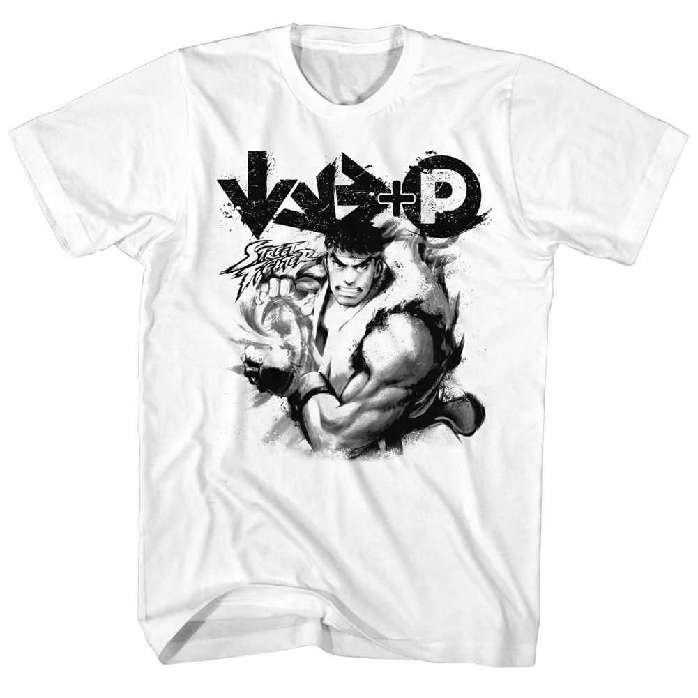 Street Fighter - HADOUKEN Adult Shirt