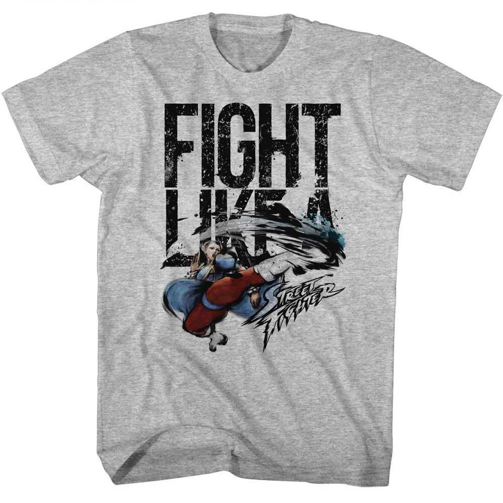 Street Fighter - FIGHT LIKE A Adult Shirt