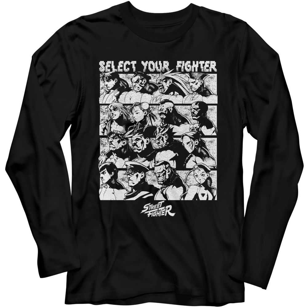 Street Fighter - SELECT SCREEN Adult Shirt