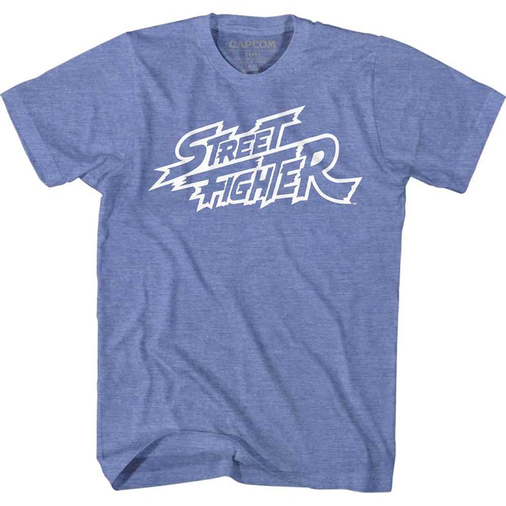 Street Fighter - LOGO OUTLINE Adult Shirt