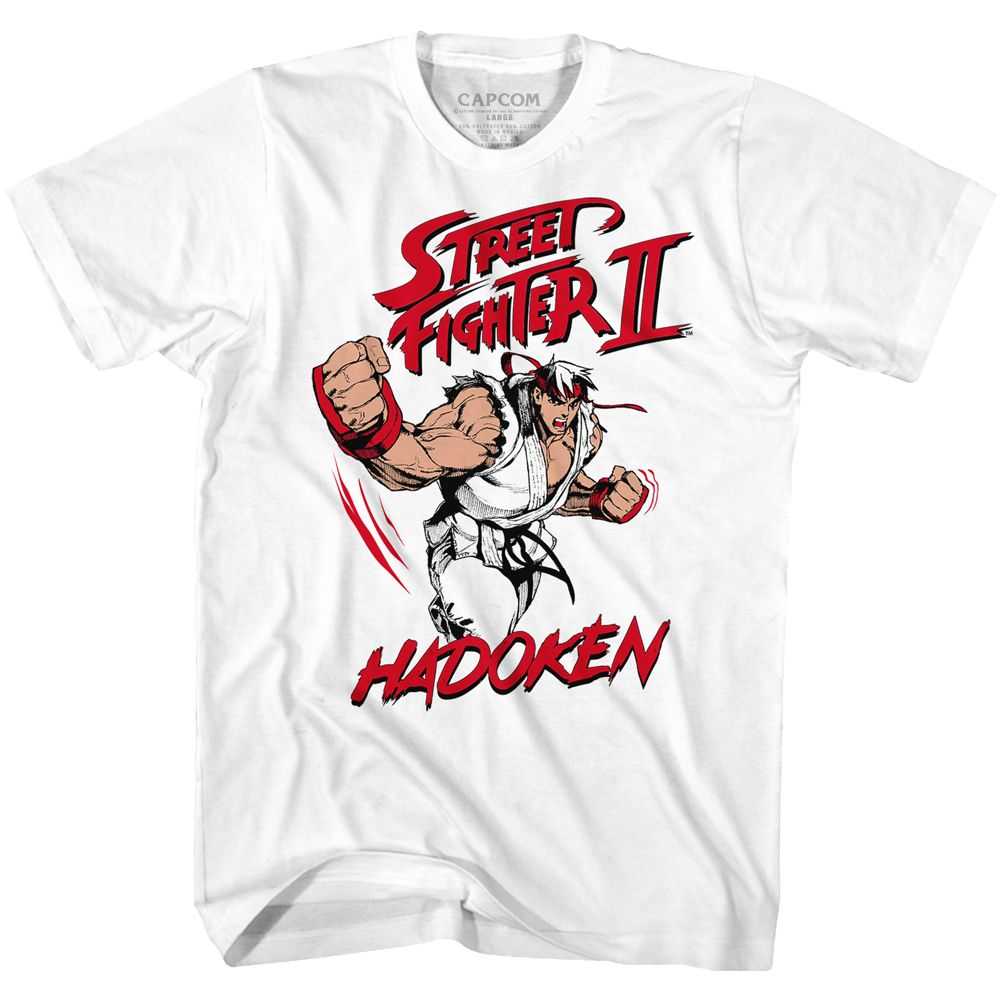 Street Fighter - HADOKEN Adult Shirt