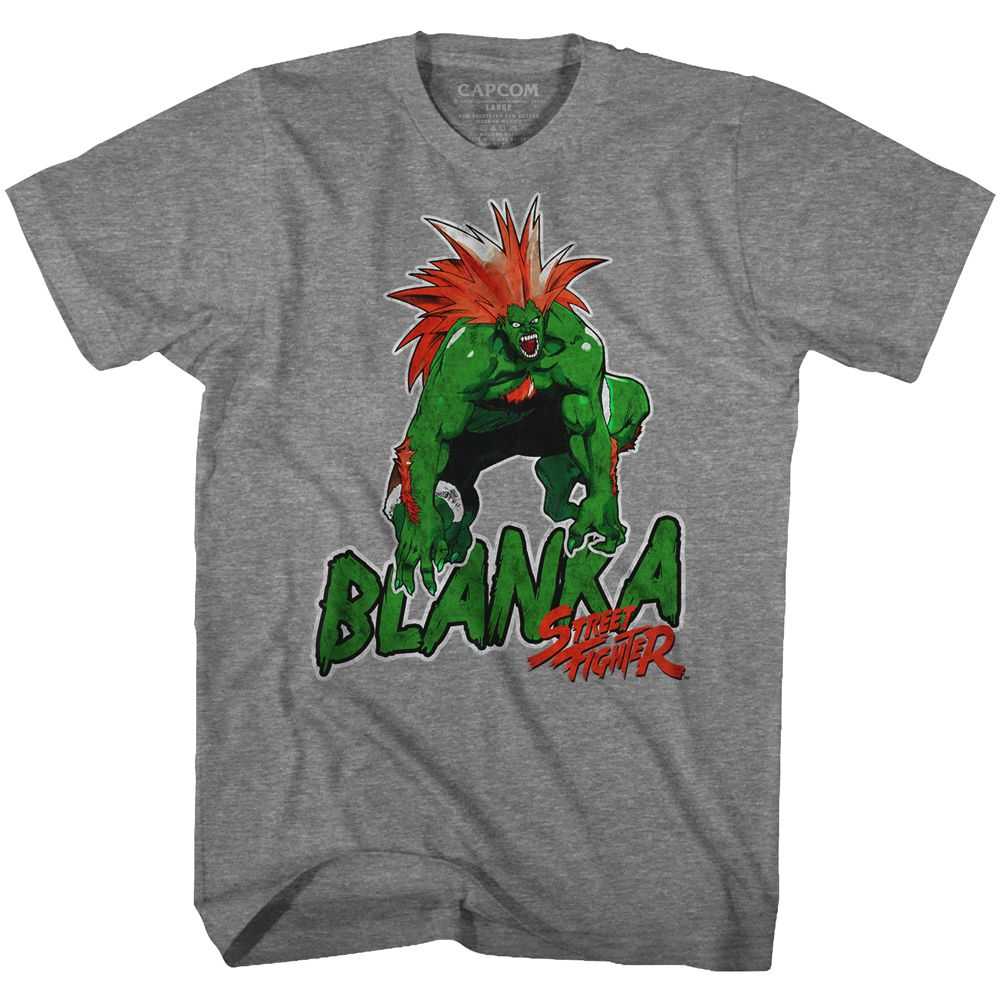 Street Fighter - BLANKA Adult Shirt