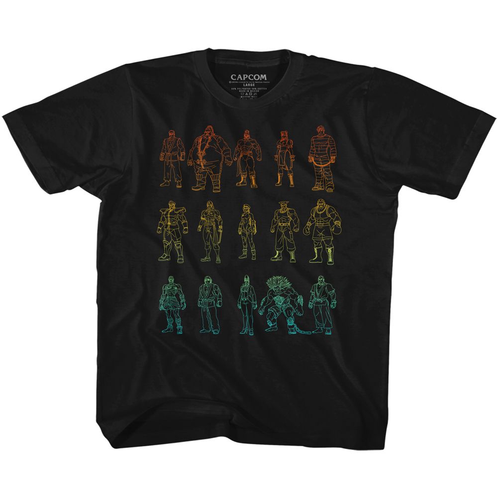 Street Fighter - OUTLINES Youth Shirt