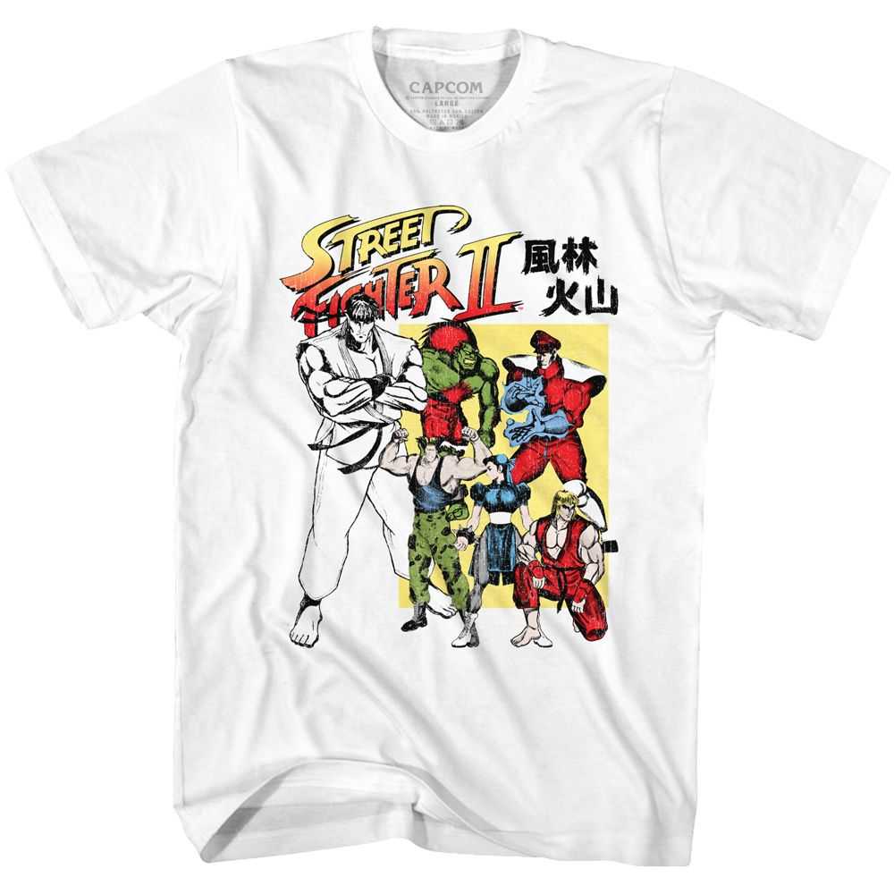 Street Fighter - SF2 Adult Shirt
