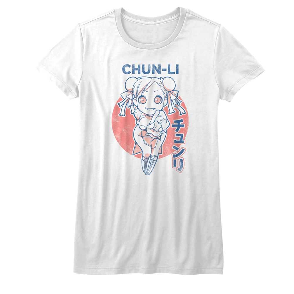Street Fighter - CUTESY CHUN-LI Adult Shirt