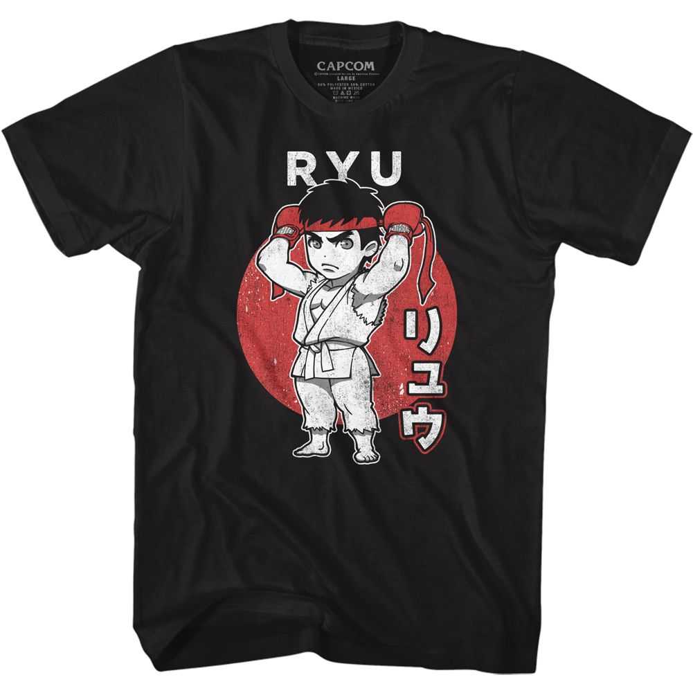 Street Fighter - CHIBI RYU Adult Shirt