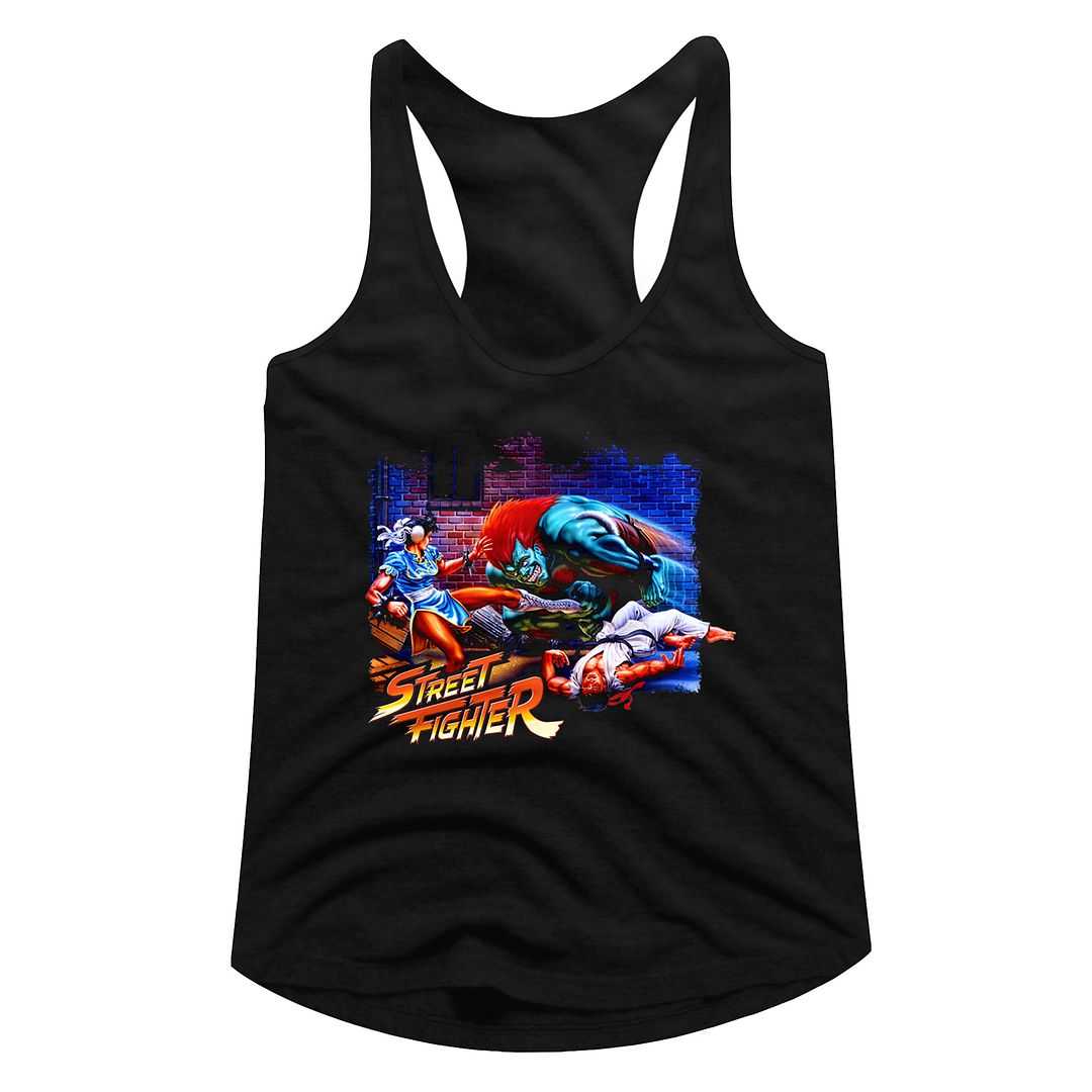Street Fighter - ALLEY FIGHT Adult Shirt