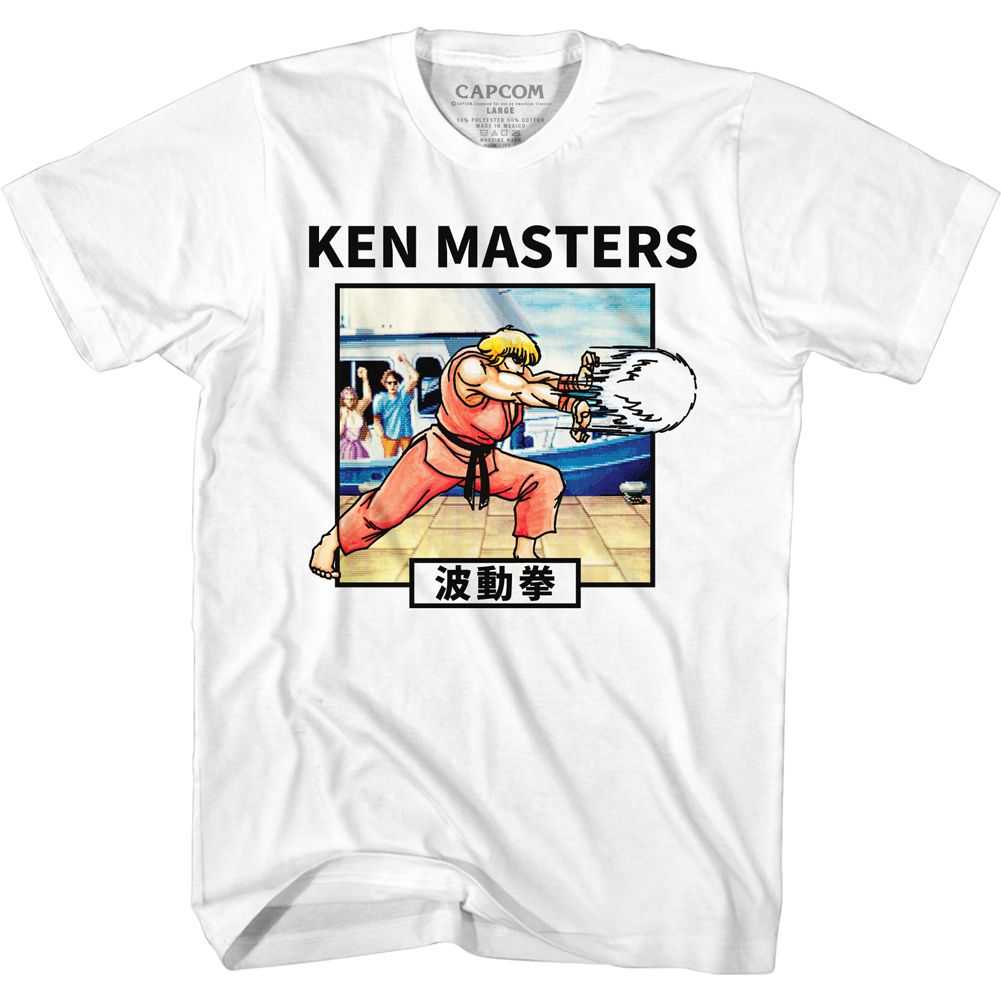 Street Fighter - KEN HADOKEN Adult Shirt