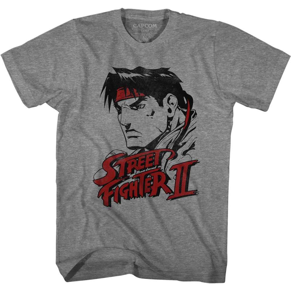 Street Fighter - RYU DISTRESSED Adult Shirt