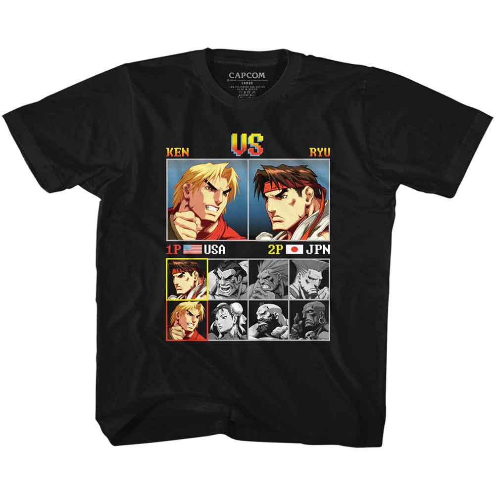 Street Fighter - KEN VS RYU Youth Shirt
