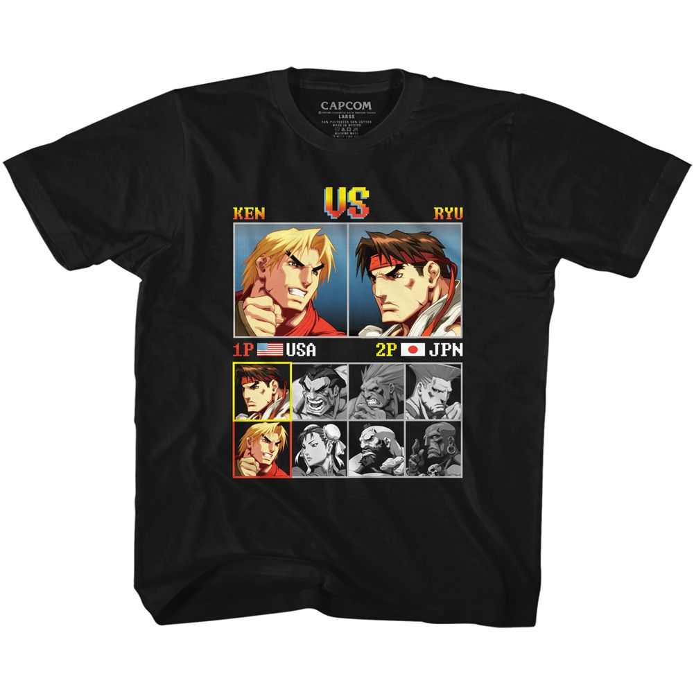 Street Fighter - KEN VS RYU Youth Shirt