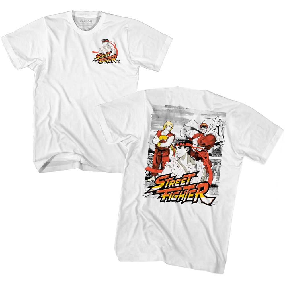 Street Fighter - GRAINY GLITCH Adult Shirt