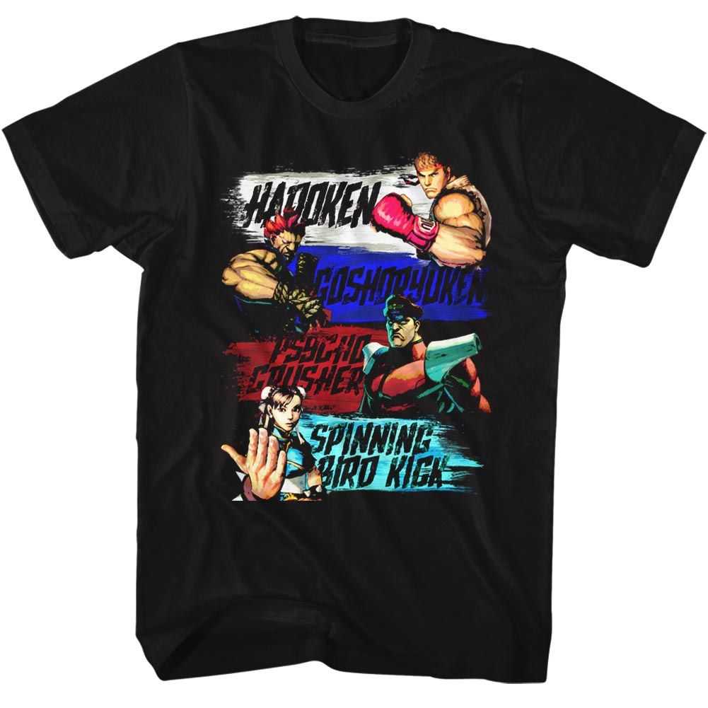 Street Fighter - SHOW ME YOUR MOVES Adult Shirt