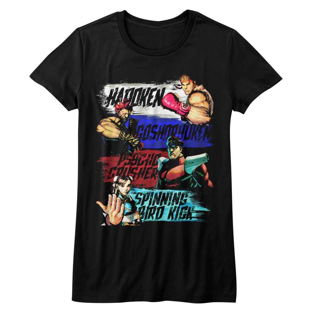 Street Fighter - SHOW ME YOUR MOVES Adult Shirt