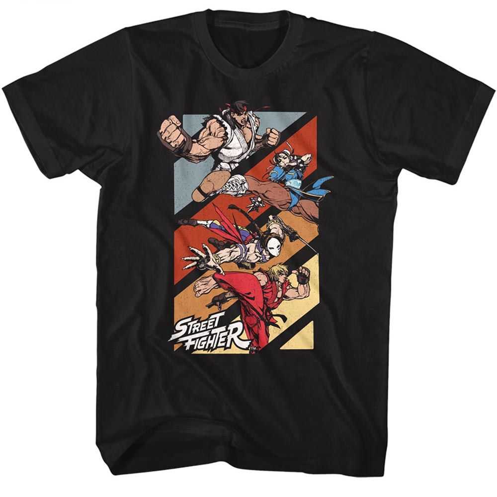 Street Fighter - STREET FIGHTER FOUR FIGHTERS Adult Shirt