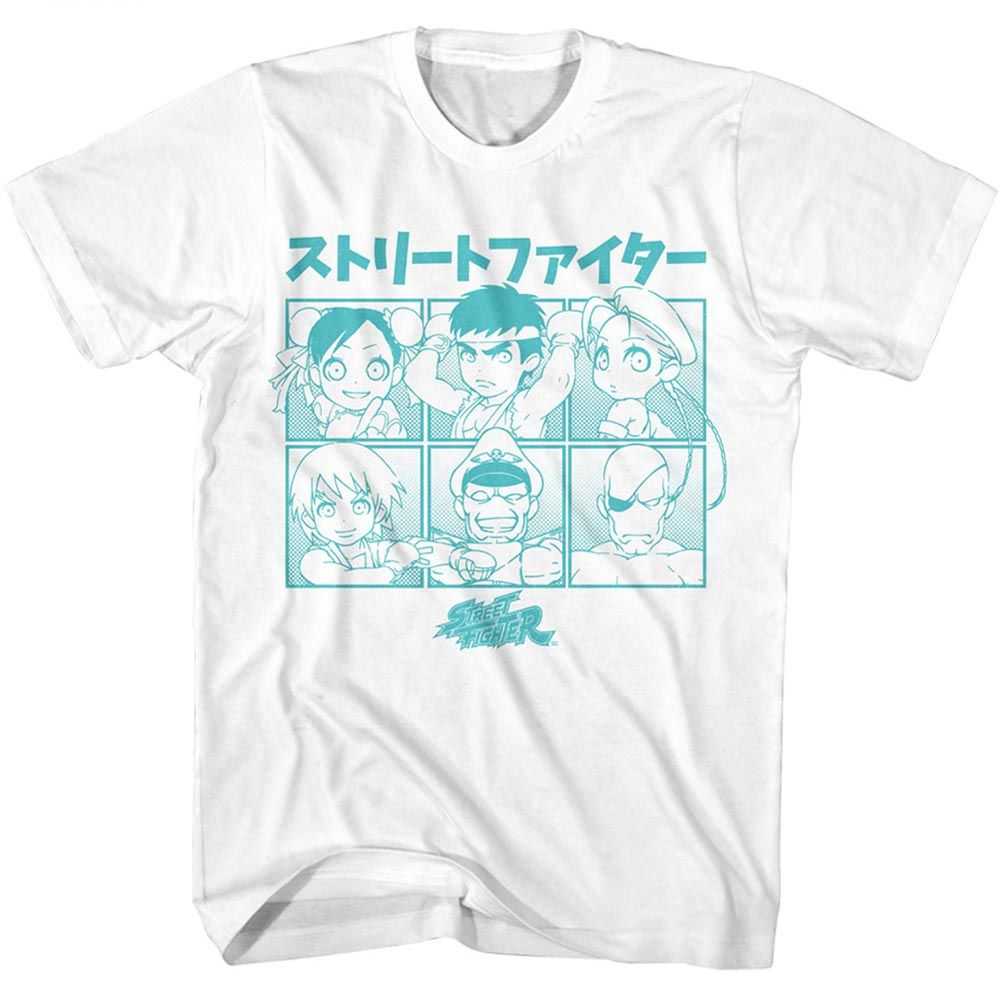 Street Fighter - STREET FIGHTER CHIBI CHARACTERS Adult Shirt