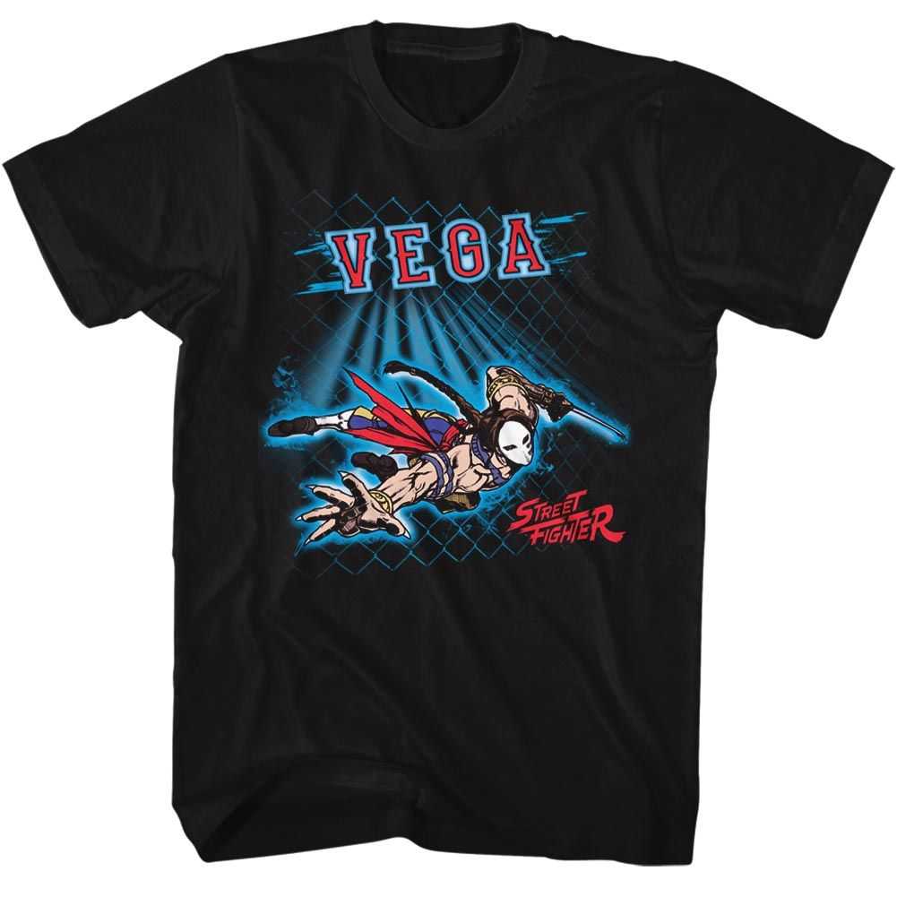 Street Fighter - VEGA FENCE Adult Shirt