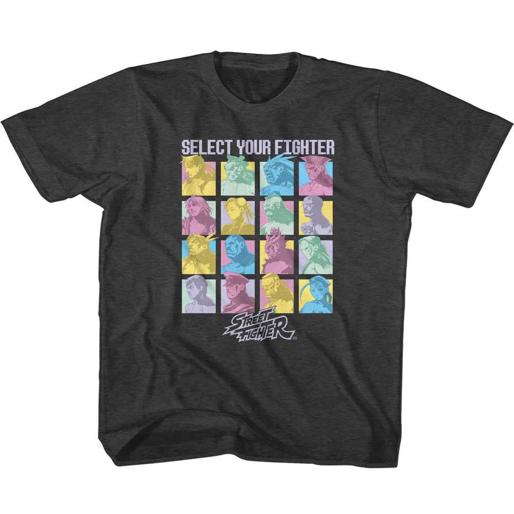 Street Fighter - STREET FIGHTER SELECT YOUR FIGHTER Youth Shirt
