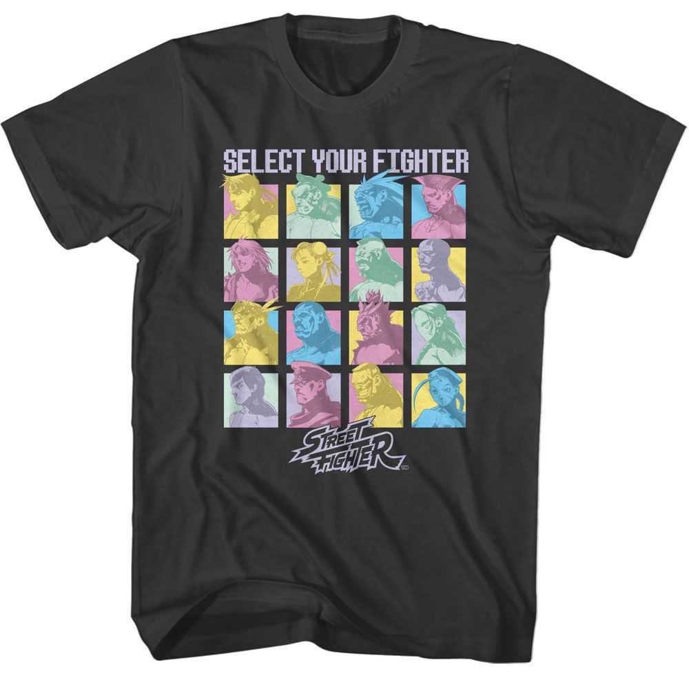 Street Fighter - STREET FIGHTER SELECT YOUR FIGHTER Adult Shirt