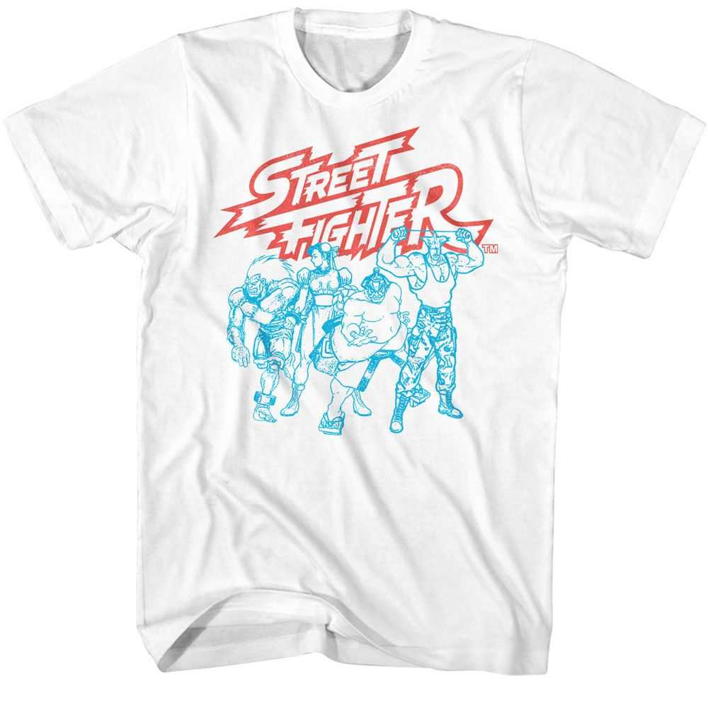 Street Fighter - STREET FIGHTER SF2 FIGHTERS GROUP Adult Shirt