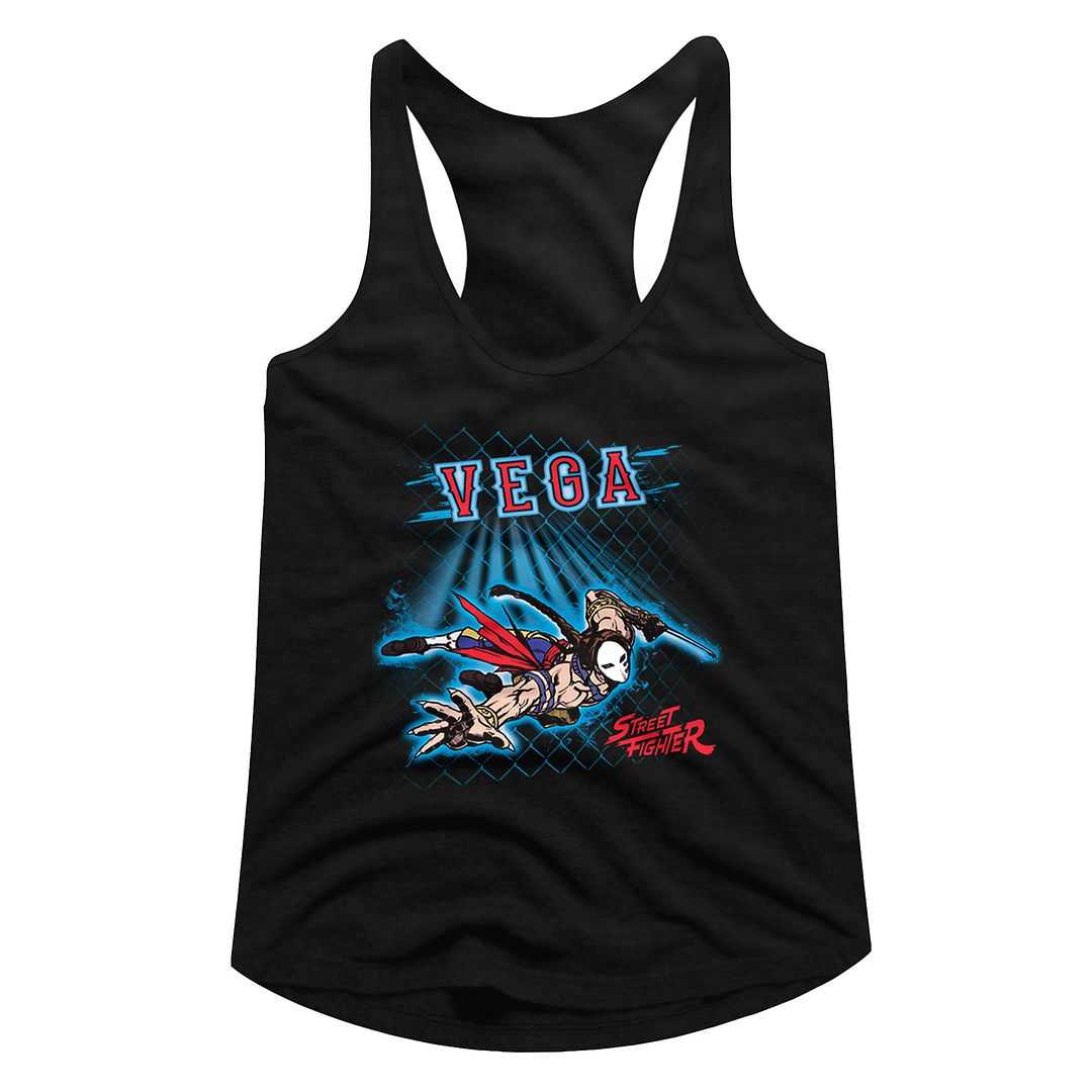 Street Fighter - VEGA FENCE Adult Shirt