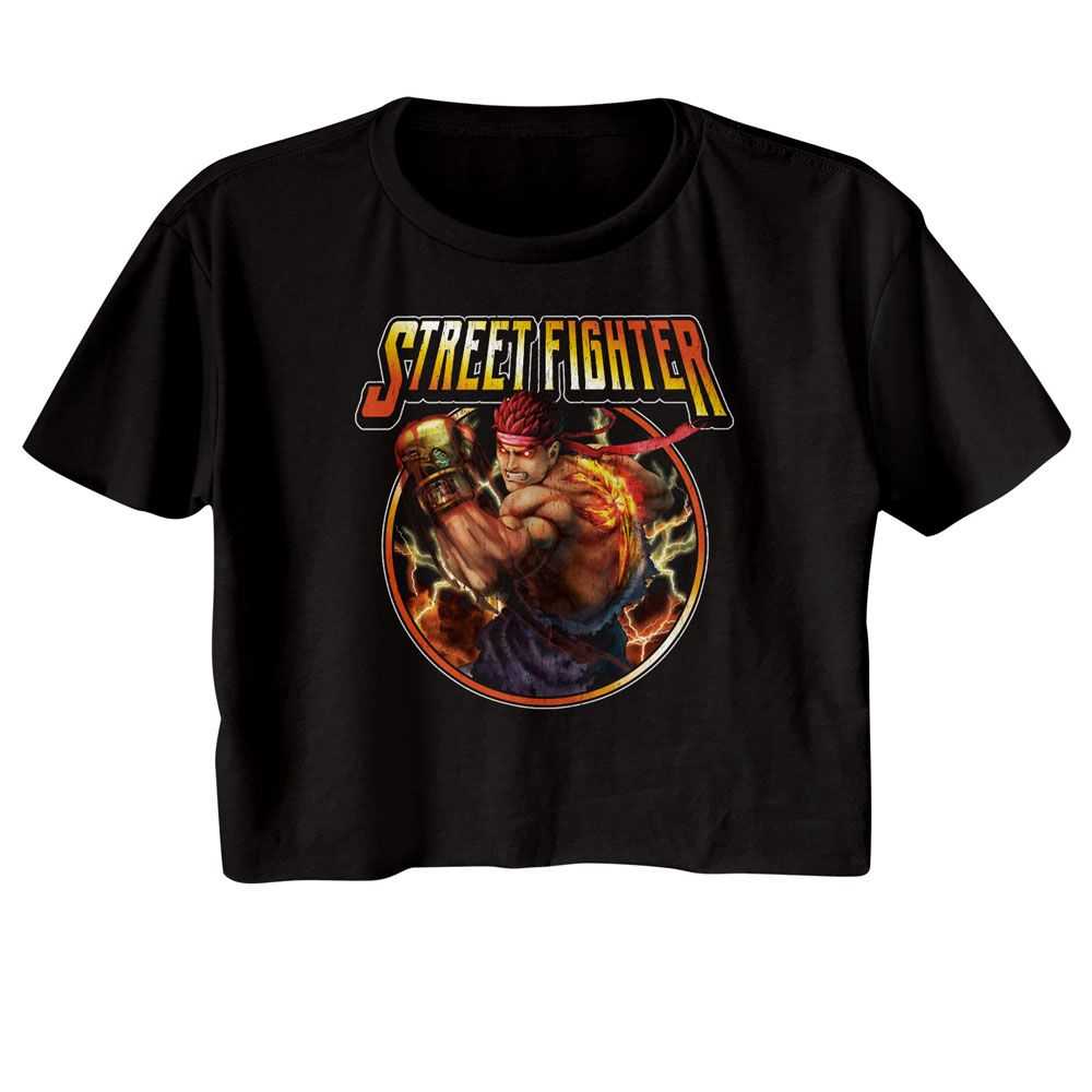 Street Fighter - STREET FIGHTER LIGHTNING RYU Adult Shirt