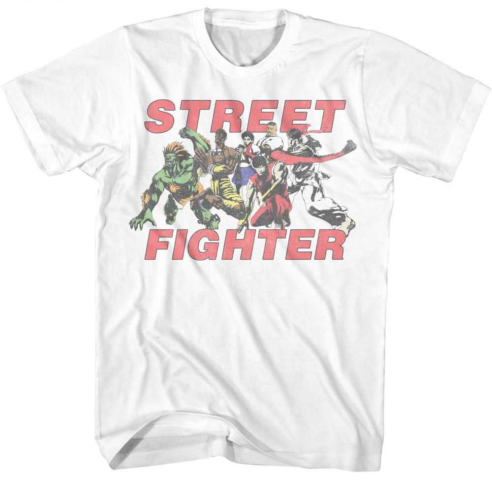Street Fighter - STREET FIGHTER FIGHT GROUP VINTAGE Adult Shirt