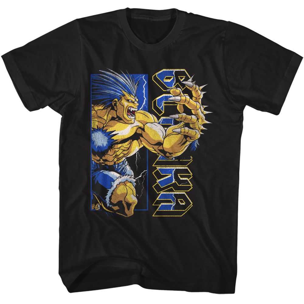 Street Fighter - STREET FIGHTER 90S STYLE BLANKA Adult Shirt