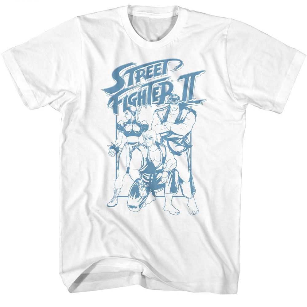 Street Fighter - STREET FIGHTER RYU KEN AND CHUN LI BOX Adult Shirt