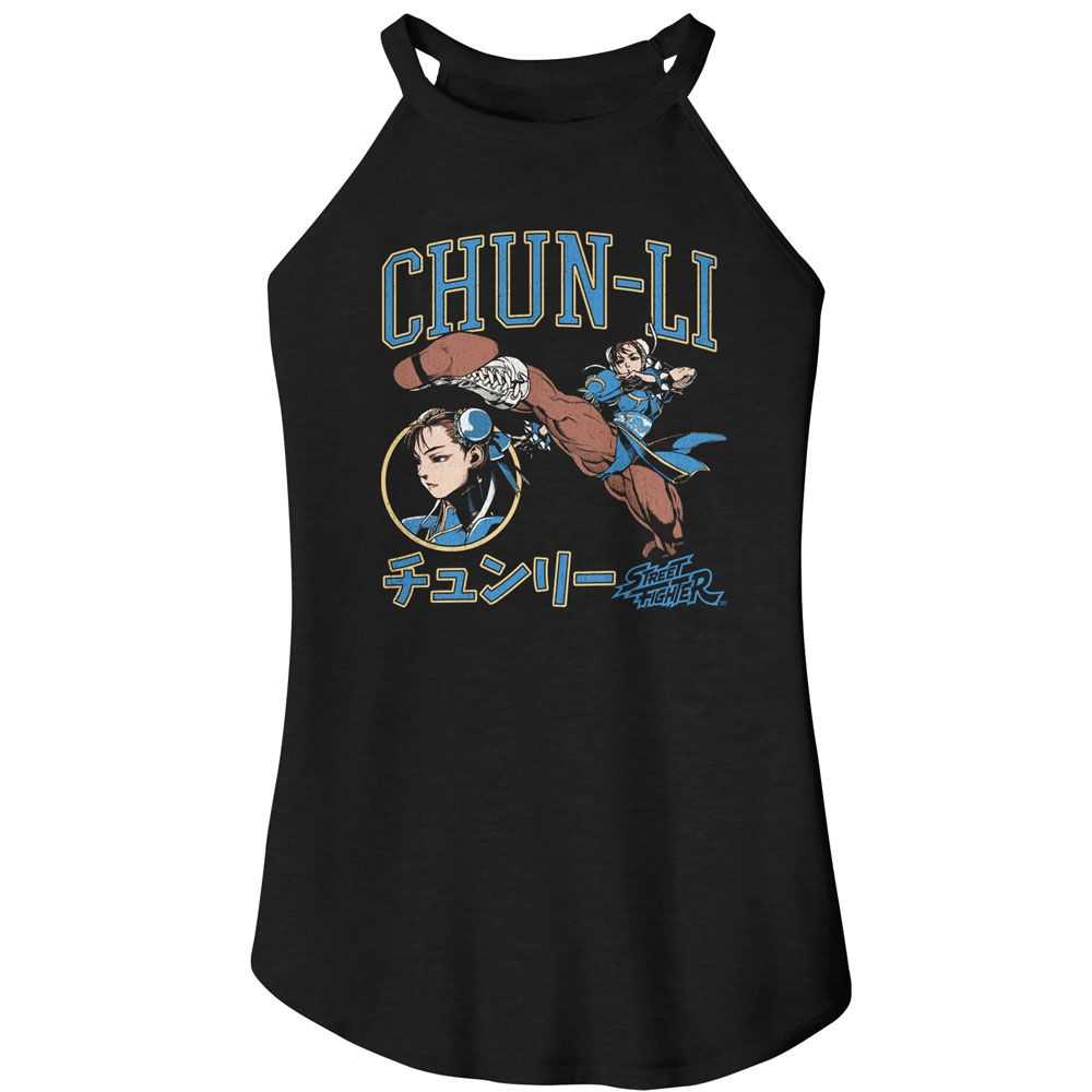 Street Fighter - STREET FIGHTER CHUN LI VARSITY Adult Shirt
