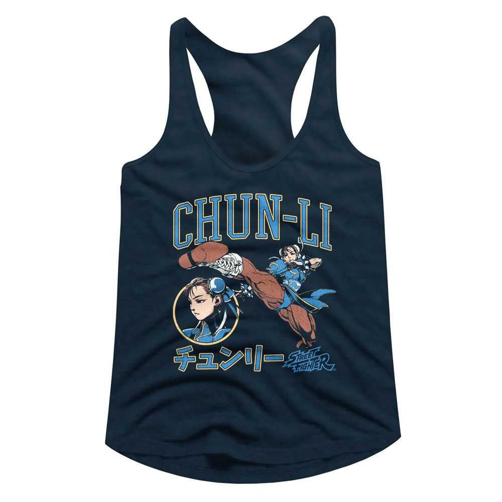 Street Fighter - STREET FIGHTER CHUN LI VARSITY Adult Shirt