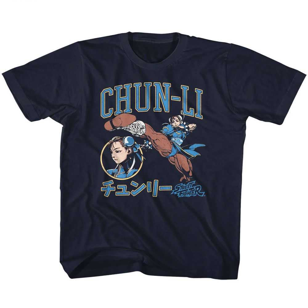 Street Fighter - STREET FIGHTER CHUN LI VARSITY Youth Shirt