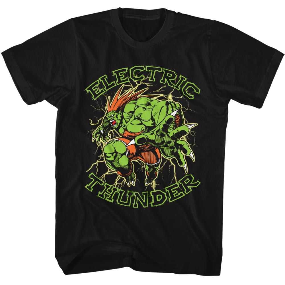 Street Fighter - ELECTRIC THUNDER Adult Shirt