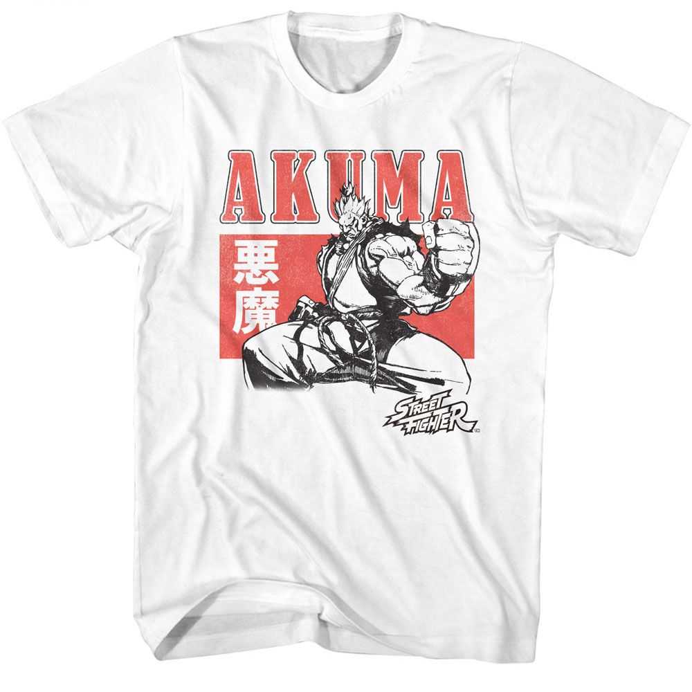 Street Fighter - STREET FIGHTER AKUMA CHARACTER BLOCK Adult Shirt