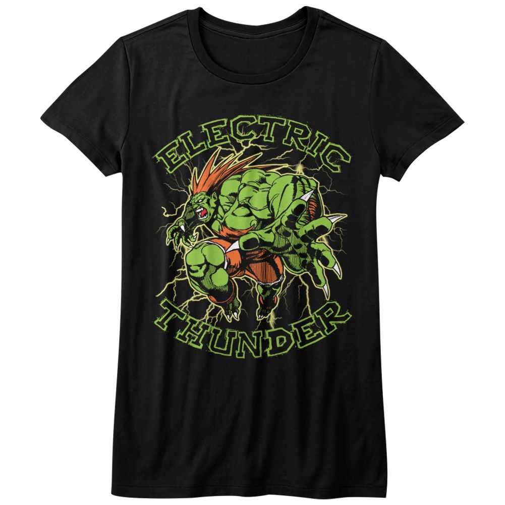Street Fighter - ELECTRIC THUNDER Adult Shirt